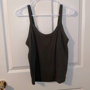 Medium-Dark green tank top